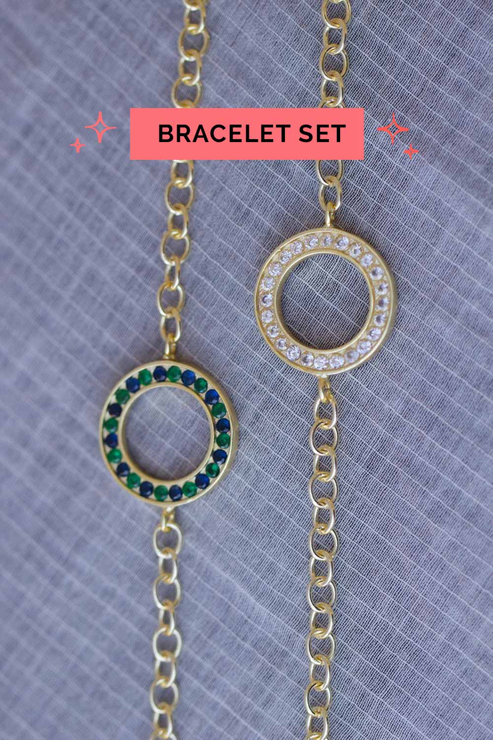 SET - Circle of Love Bracelets