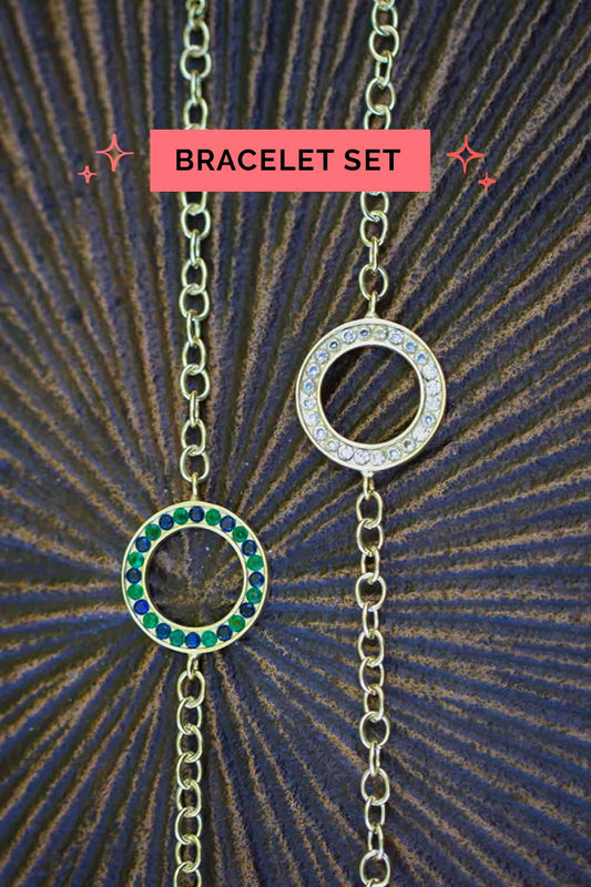 SET - Circle of Love Bracelets