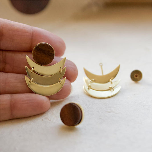 Phases of the Moon - Dangle Earrings