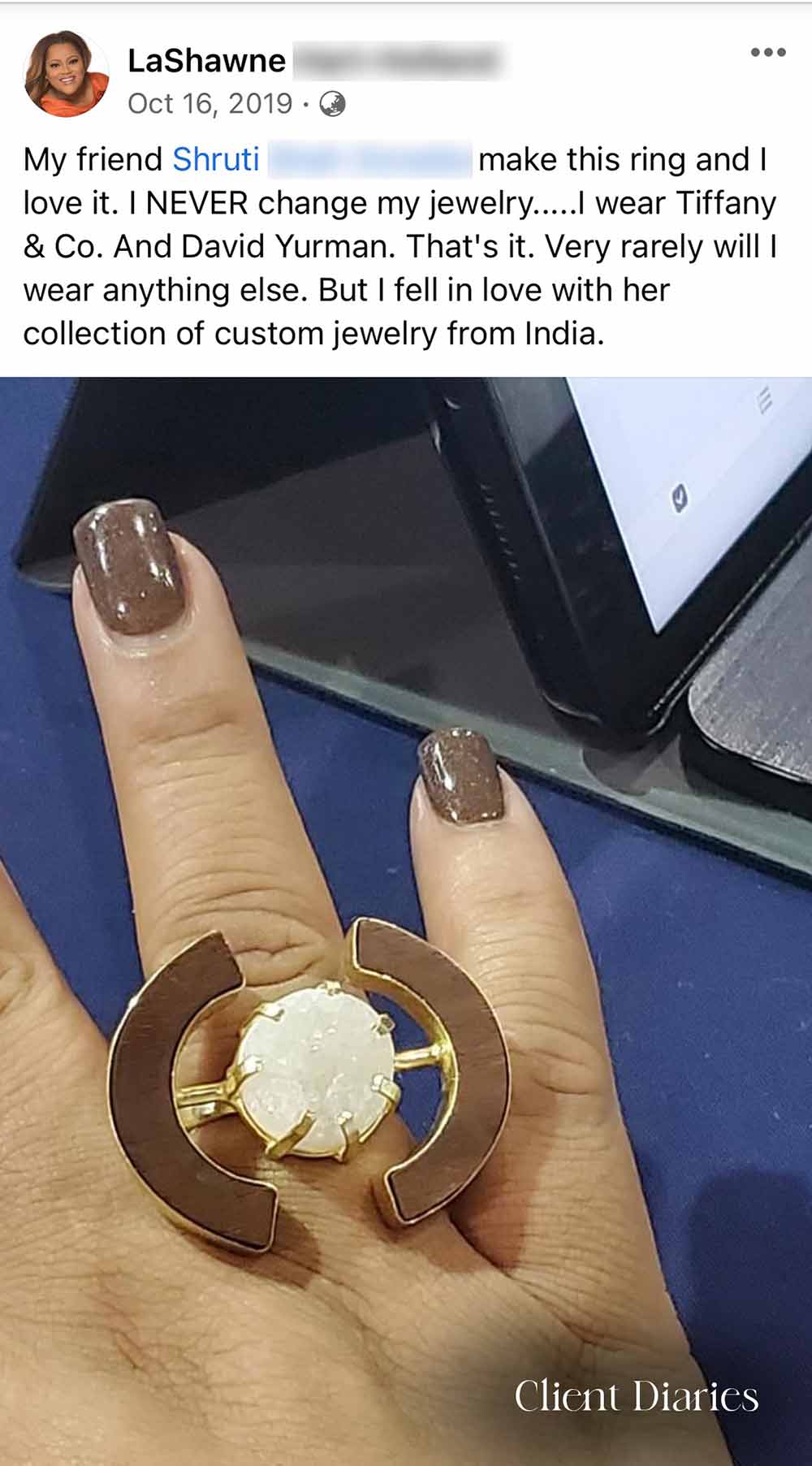 Demi Cocktail Ring