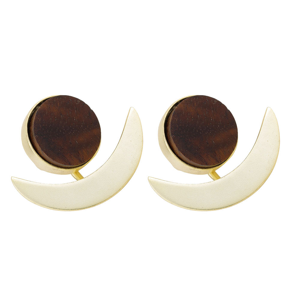 Phases of the Moon Earrings - Studs